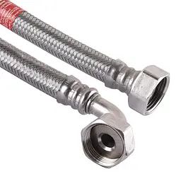 Шланг водяний посилений кутовий Tucai 3/4″x3/4″ ВВ 0,5м TAQ Super CODO HG-3434-500