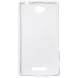 Чохол-накладка Drobak для Sony Xperia C c2305 білий - мініатюра 2