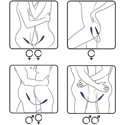 Вібратор двосторонній Adrien Lastic AD-2X з пультом LRS - мініатюра 6