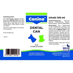 Засіб для догляду за порожниною рота Canina Dental Can 100 мл - мініатюра 5