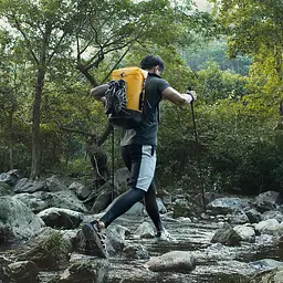 Рюкзак водонепроникний Naturehike NH21FSB04, 20л, жовтий - мініатюра 3