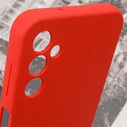 Чохол TPU GETMAN Liquid Silk Full Camera для Samsung Galaxy A15 4G/5G / M15 5G Червоний / Red - мініатюра 6