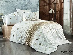 Комплект постільної білизни з компаньйоном (R-T9138) Євро TAG tekstil pbe0036795 - мініатюра 1