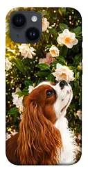 TPU чохол Demsky Flower spaniel для Apple iPhone 14 (6.1")