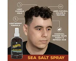Сольовий спрей для волосся Suavecito Sea Salt Spray 237 мл - мініатюра 3