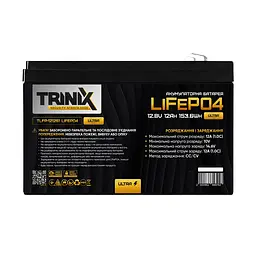 Акумуляторна батарея літій-залізо-фосфатна 12.8В 12А*год Trinix TLFP-1212S1 Ultra LiFePO4 (44-00128) - мініатюра 2