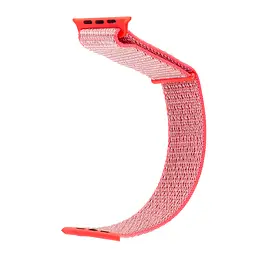 Ремінець Nylon Apple Watch 42/44/45/46/49 mm Shiny Pink