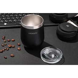 Термокружка Ardesto Compact Mug 350 мл Black (AR2635MMB) - мініатюра 3