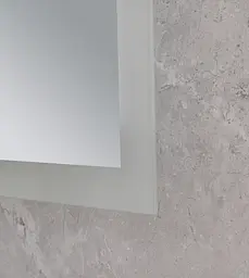 Дзеркало Mixxus Flat MR04-100x60 (LED Touch, годинник, антизапотівання, димер, регулювання яскравості) MI6008 - мініатюра 2