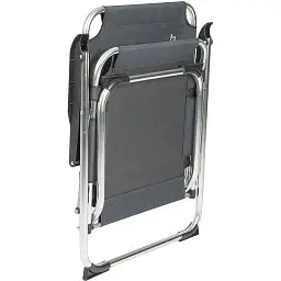 Крісло розкладне Bo-Camp Copa Rio Comfort XXL Graphite сіре (1211961) - мініатюра 4