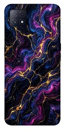 TPU чохол Demsky Purple space marble для Oppo A72 5G / A73 5G