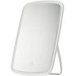 Дзеркало косметичне настільне Makeup Mirror 33 світлодіоди USB або батарейки Білий