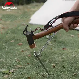 Комплект кілочків Naturehike NH19PJ014 25 см сірий (6927595746929) - мініатюра 4