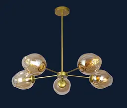 Люстра молекула Levistella 7526039-5 GD+BR - мініатюра 2