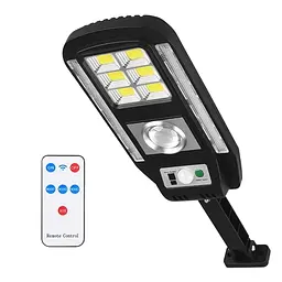 Прожектор LED настенный CL-728 сенсорный уличный с солнечной панелью и пультом - мініатюра 2