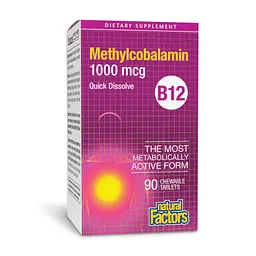Метилкобаламін B12 Methylcobalamin 1000 mcg - 90 tabs