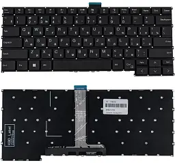 Клавиатура для ноутбука LENOVO (ThinkBook 14 G6 series) ukr, чорний, без фрейма, подсветка клавиш (copilot)