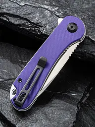 Ніж складаний кишеньковий Civivi Elementum, (7.5 см) D2/G10 фіолетовий - мініатюра 6
