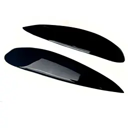 Вії фар для Mitsubishi Lancer IX 2003-2007 Широкі Voron Glass - мініатюра 2