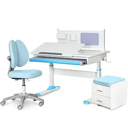 Комплект (L) ErgoKids TH-325 Blue (парта+кресло+тумба) (арт.TH-325+Y-412 Lite+ C3 BLUE)