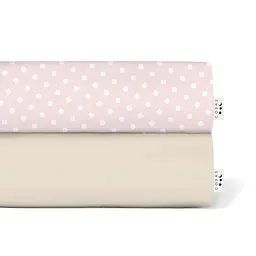 Набор полуторная простыня 155х240 BEIGE / ROSE DOTS COSAS (4822052056943)