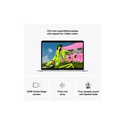 Ноутбук Apple MacBook Air 13 M5 A3449 Silver (MDH94UA/A) - мініатюра 5