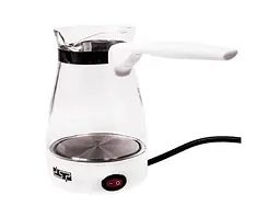 Турка електрична скло DSP KA-3037 0,5 L Біла