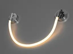 Світильник настінний LED Diasha 9600-CH Шланг, 10W, 550 лм, хром, сучасний стиль для коридору, спальні, кухні, офісу - мініатюра 3