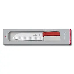 Кухонний ніж Victorinox SwissClassic Santoku 17см Red (6.8521.17G)