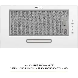Витяжка вбудована Weilor WB 68 WH - мініатюра 6