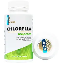 Хлорела All be Ukraine Chlorella 150 таблеток (ABU-01021) - мініатюра 4