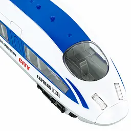 Швидкісний пасажирський поїзд на радіокеруванні City Train Express з двома вагонами, світлом та акумулятором 2.4 GHz - мініатюра 6