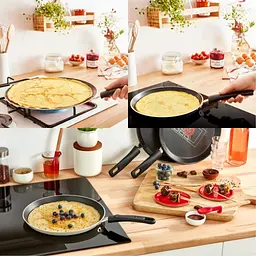 Сковорода Tefal Halo EUCALYPTUS, 25см, алюміній, бакеліт, сірий (G0163802) - мініатюра 4