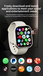 Розумний Смарт-годинник Wonlex MT107 3GB+32GB Original Наручний годинник-смартфон для соцмереж та месенджерів (19535) - мініатюра 7
