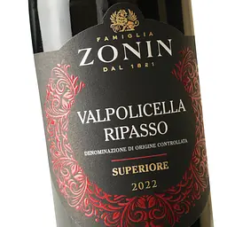 Вино Zonin Valpolicella Classico Superiore Ripasso, червоне, сухе, 14%, 0,75 л (37699) - мініатюра 5