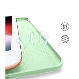 Чохол-книжка BeCover Tri Fold Soft TPU Silicone для Apple iPad 10.2 2019/2020/2021 Green (706884) - мініатюра 3