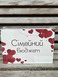 Дерев'яна скринька для грошей "Бюджет сім'ї" Колір (Серце) - мініатюра 3