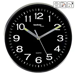 Годинник настінний Technoline WT7620 Black/Silver (WT7620), Сріблястий - мініатюра 2