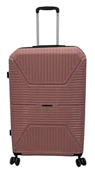 Валіза велика Worldline Airtex 291 поліпропілен L Рожеве золото