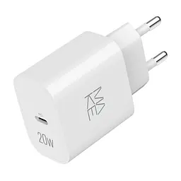 Зарядний пристрій мережевий MAKE 20W Type-C PD3.0 White - мініатюра 2