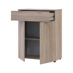 Комод Doros Рон 2 2 фасади 1 шухляда Дуб сонома 80х38х100 (41516295) - мініатюра 2