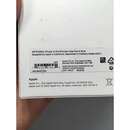 Оригінальний силіконовий чохол Apple Silicone Case MagSafe Storm Blue для iPhone 14 Pro (6.1") (MPTF3ZM/A) - мініатюра 7