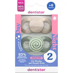 Пустушка ортодонтична Dentistar універсальна від 6 місяців 2 шт - мініатюра 2