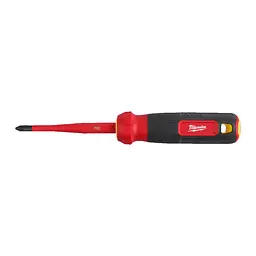 Набор отверток прецезионных изолированных VDE MILWAUKEE 10-в-1 (рукоятка VDE + 10 бит VDE) - мініатюра 4