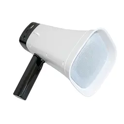 Гучномовець ручний Speaker L-026 білий, з акумулятором і з сонячною панеллю - мініатюра 2