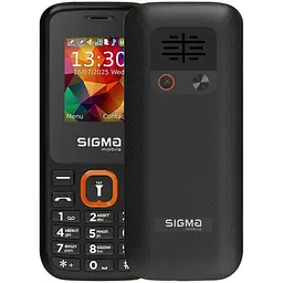 Мобільний телефон Sigma mobile X-style 171 MINI Black/Orange UA-UCRF (4827798813737) [160995] - мініатюра 2