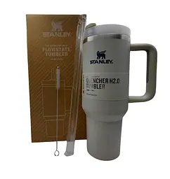 Термокухоль Stanley Quencher H2.0 Tumbler з неіржавкої сталі 1,18 л Fog Grey KT7001941