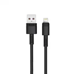 Кабель XO NB-Q166 5A fast charging usb cable Lightning Black