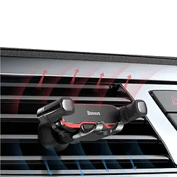 Автотримач Baseus Mr Hui Gravity Car Mount (SUYL-HU0) Black - мініатюра 5