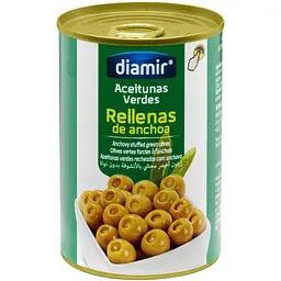 Оливки Diamir фаршировані анчоусом 292 г